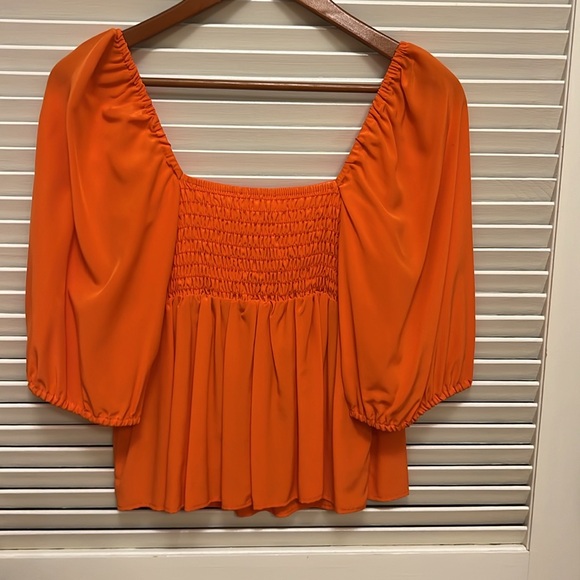 Lavender Brown 100% Silk Cal Top in Cara Cara, Size XSmall, NWT - Picture 9 of 17